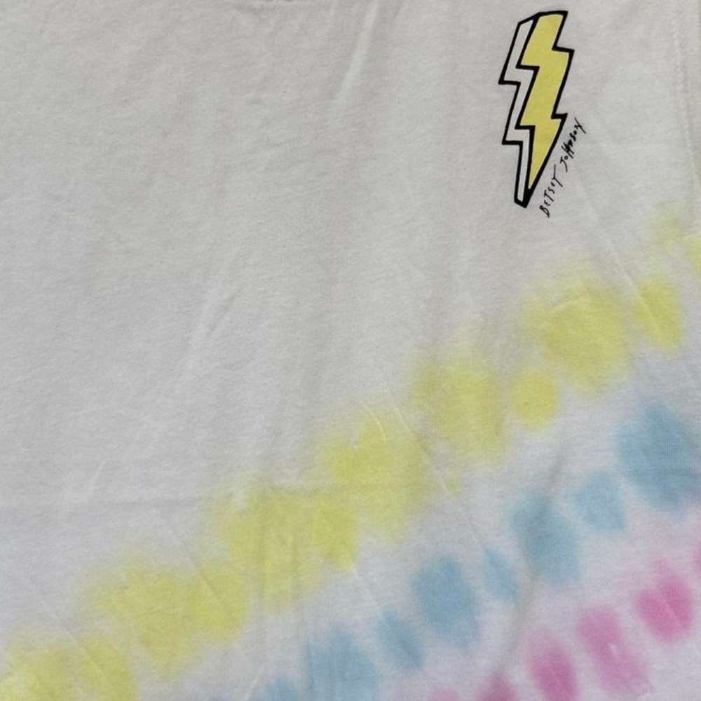 ⭐️ 3/35 Betsy Johnson Performance Lightning Bolt Tie Dye Tank - Picture 3 of 5